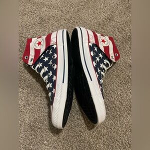 NEW Converse:  4th of July color - Red, Blue & White - Size 6